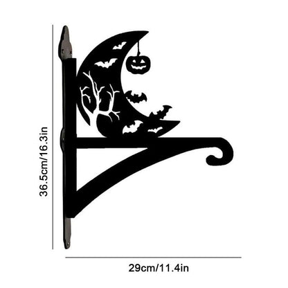 Halloween Moon Metal Hanging Bracket Plant Stand PS160