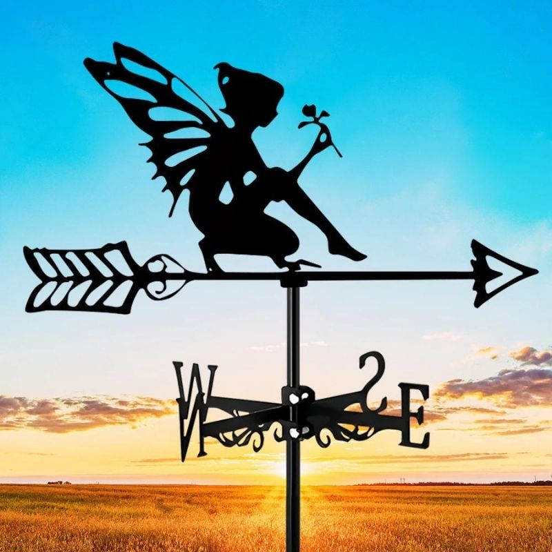 Fairy Garden Elf Stainless Steel Weathervane MW078