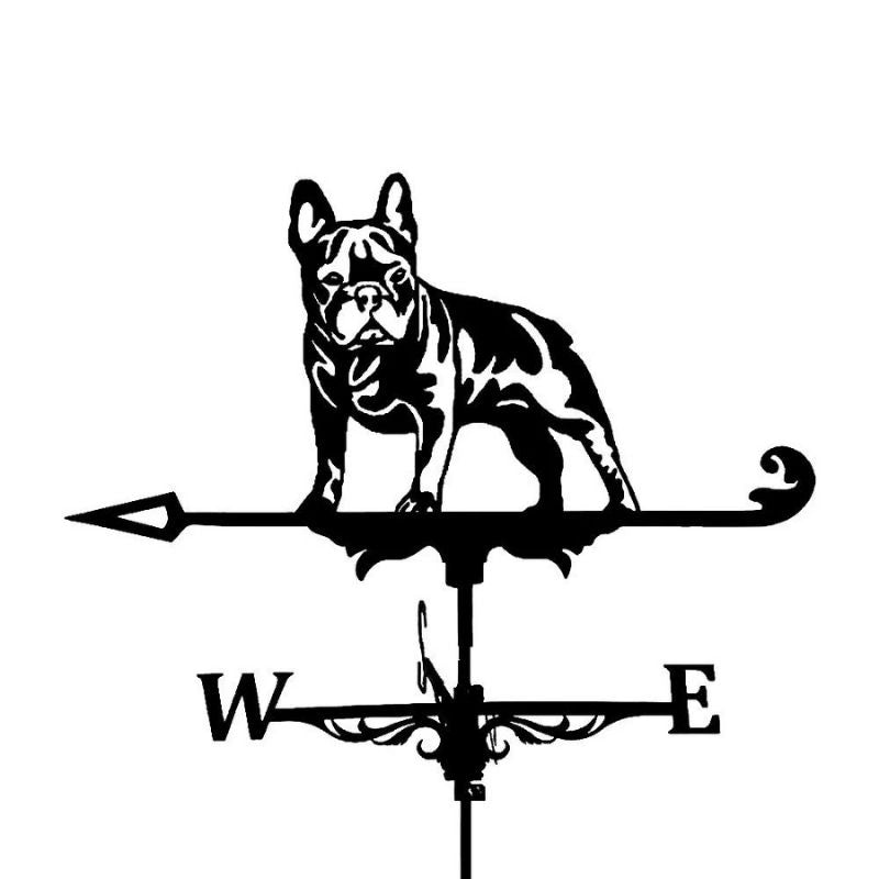 French Bull Dog Stainless Steel Weathervane MW041