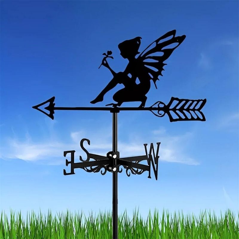 Fairy Garden Elf Stainless Steel Weathervane MW078