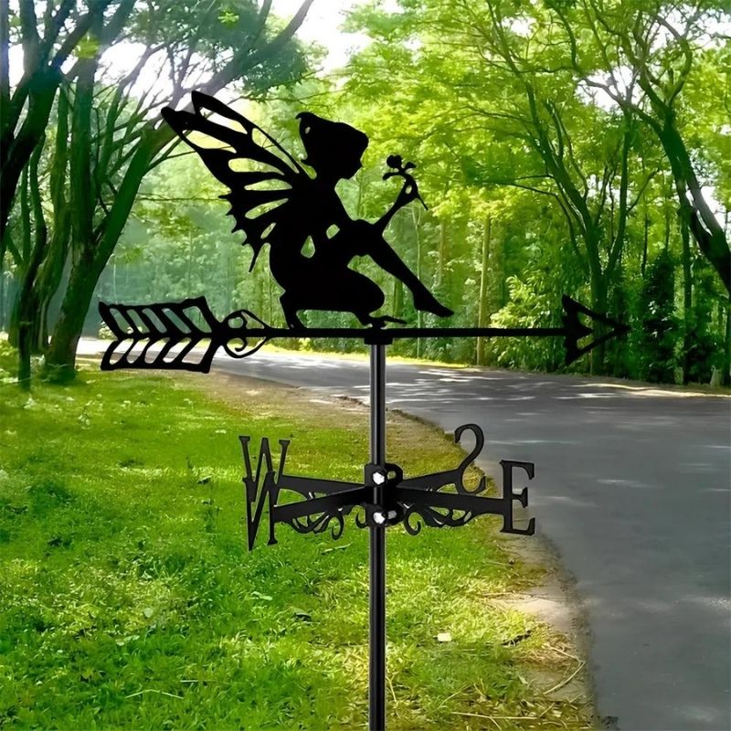 Fairy Garden Elf Stainless Steel Weathervane MW078