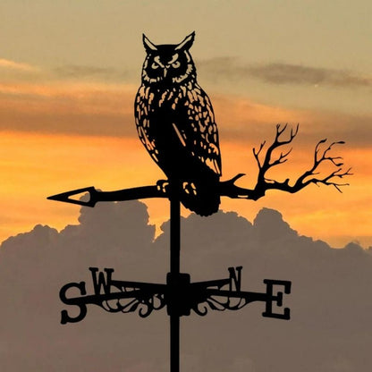 Owl Stainless Steel Weathervane MW002