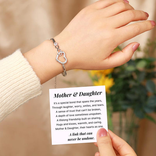 Mother & Daughter - Infinity Heart Bracelet