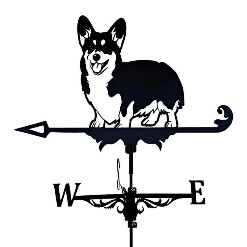 Corgi Shepherd Stainless Steel Weathervane MW016