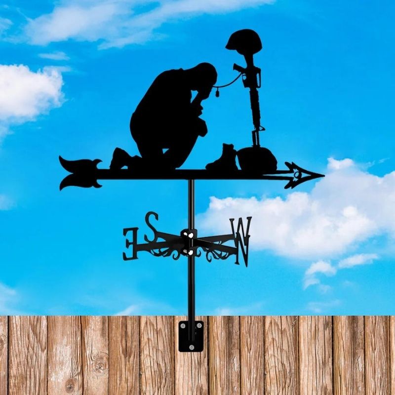 Memorial Fallen Soldiers Stainless Steel Weathervane MW120