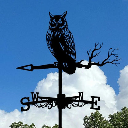 Owl Stainless Steel Weathervane MW002