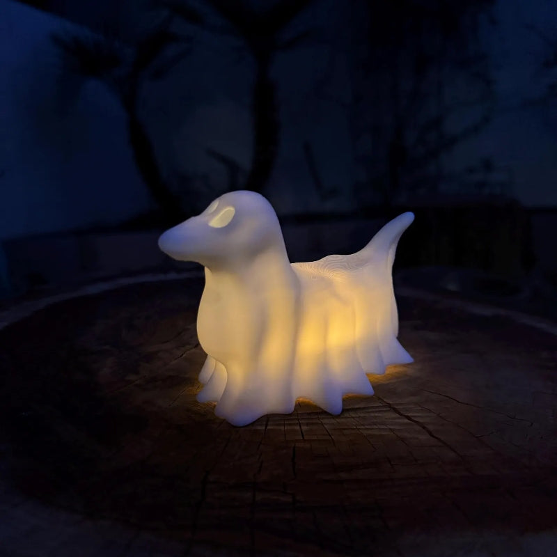 Glowing Ghost Dog 🐶👻