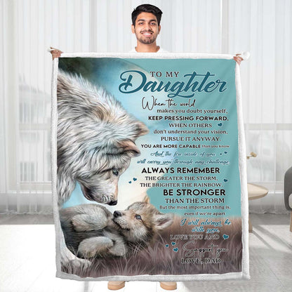 Be Stronger Than The Storm - Premium Blanket - A246