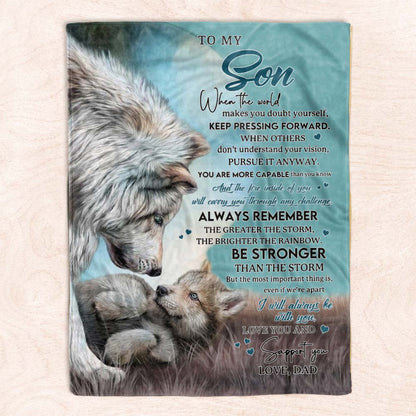 Be Stronger Than The Storm - Premium Blanket - A246