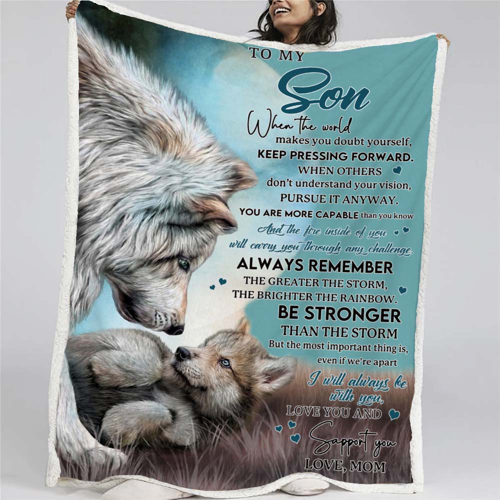 Be Stronger Than The Storm - Premium Blanket - A246