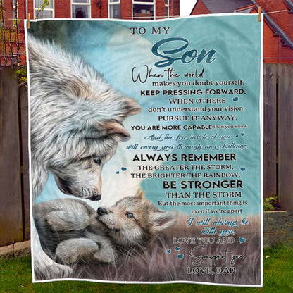 Be Stronger Than The Storm - Premium Blanket - A246