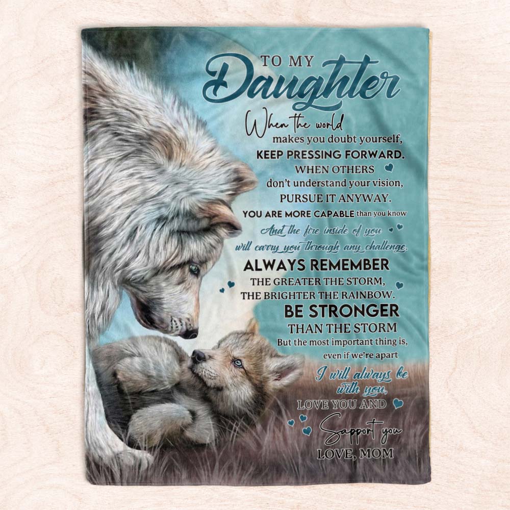 Be Stronger Than The Storm - Premium Blanket - A246