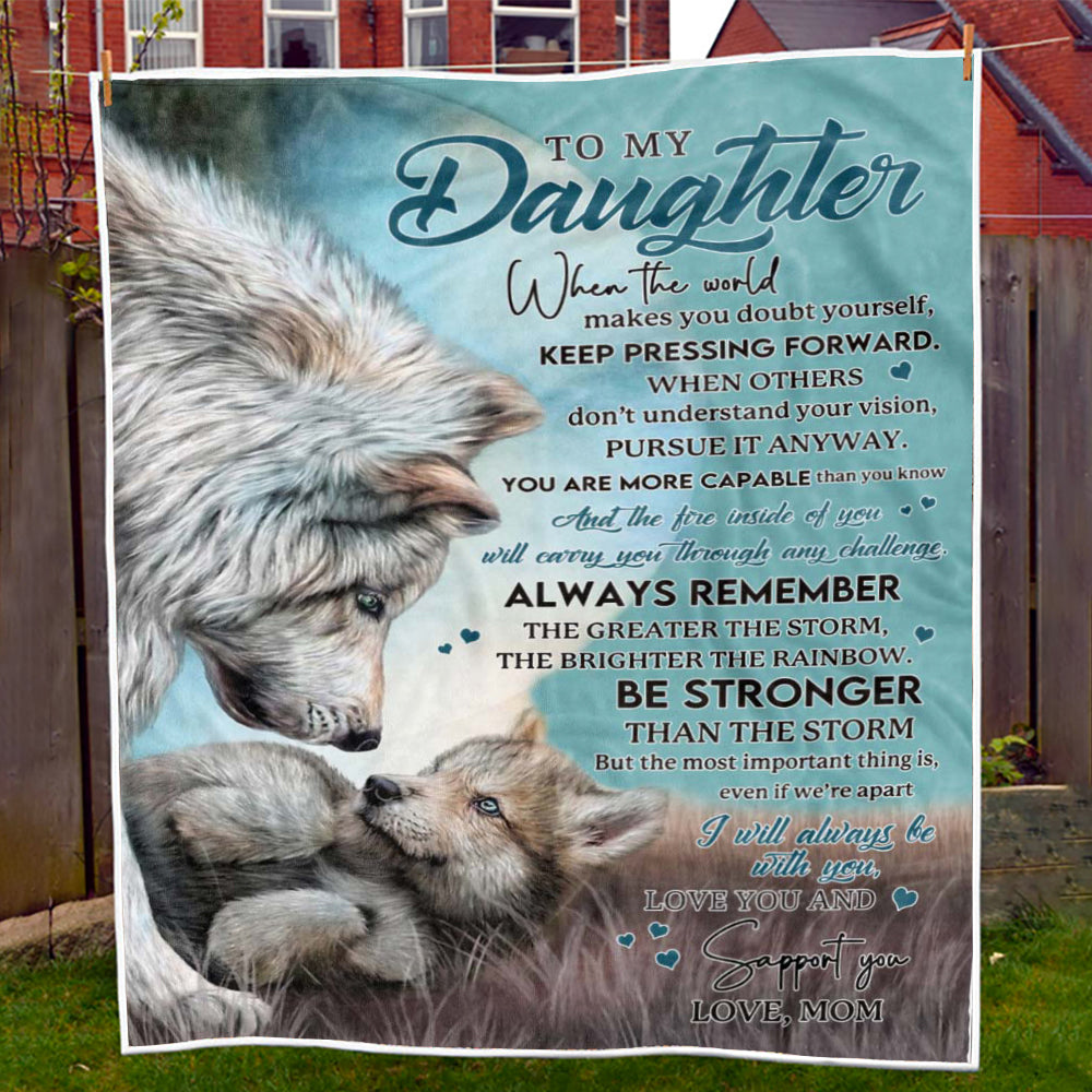 Be Stronger Than The Storm - Premium Blanket - A246