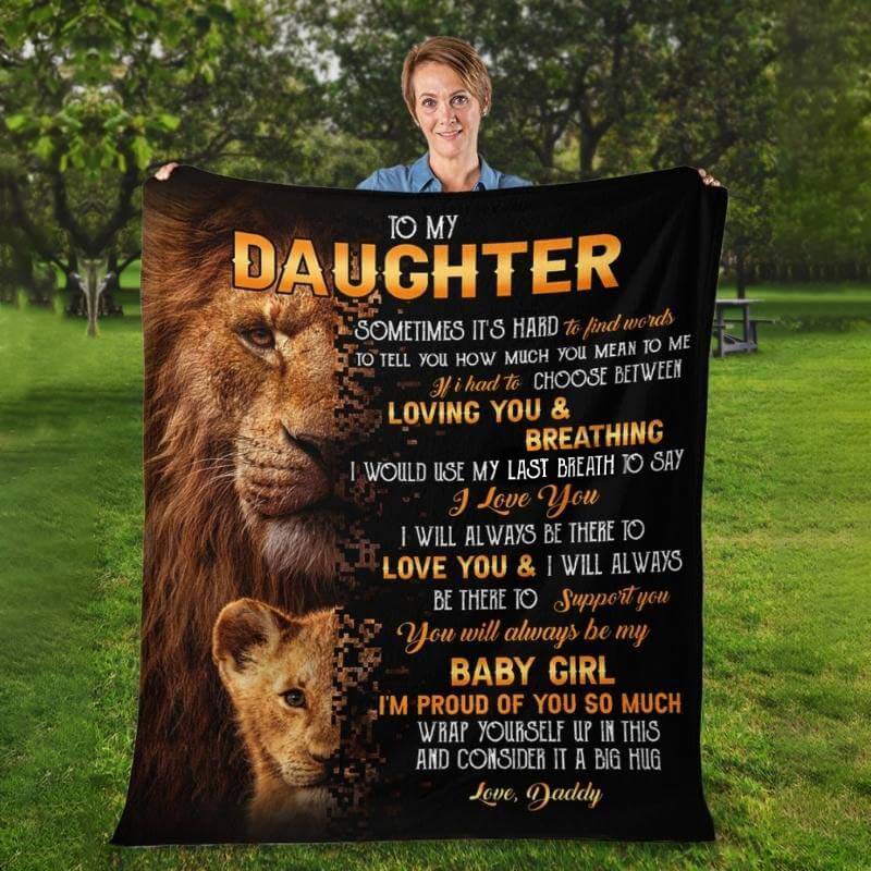 To My Daughter- From Dad - A322 - Premium Blanket