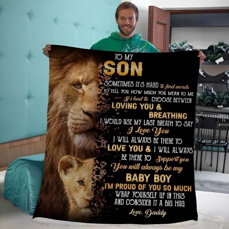 To My Son - From Dad - A322 - Premium Blanket