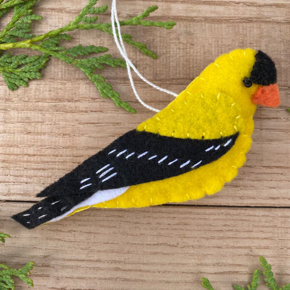 Handmade Whimsical Felt Bird Ornament🐦✨