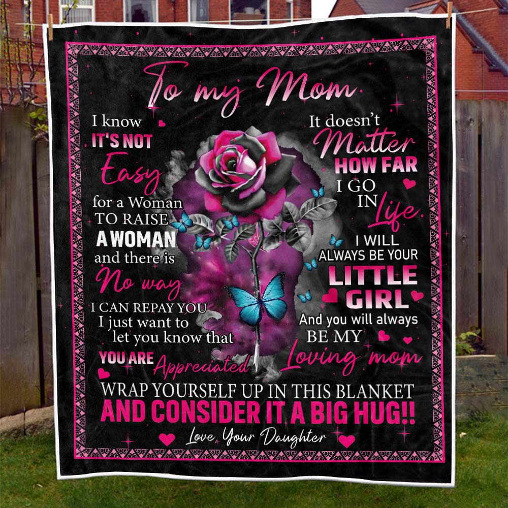 To My Mom - From Daughter  - A723 - Premium Blanket