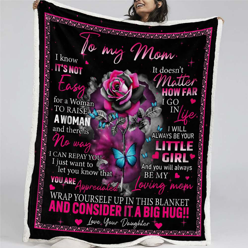 To My Mom - From Daughter  - A723 - Premium Blanket