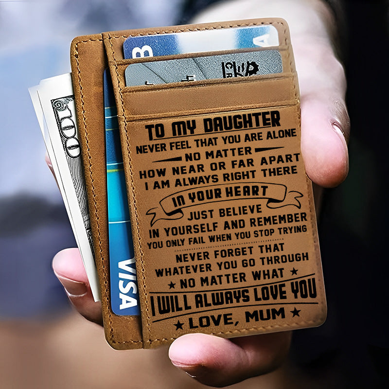 No Matter What I Will Always Love You - Card Wallet