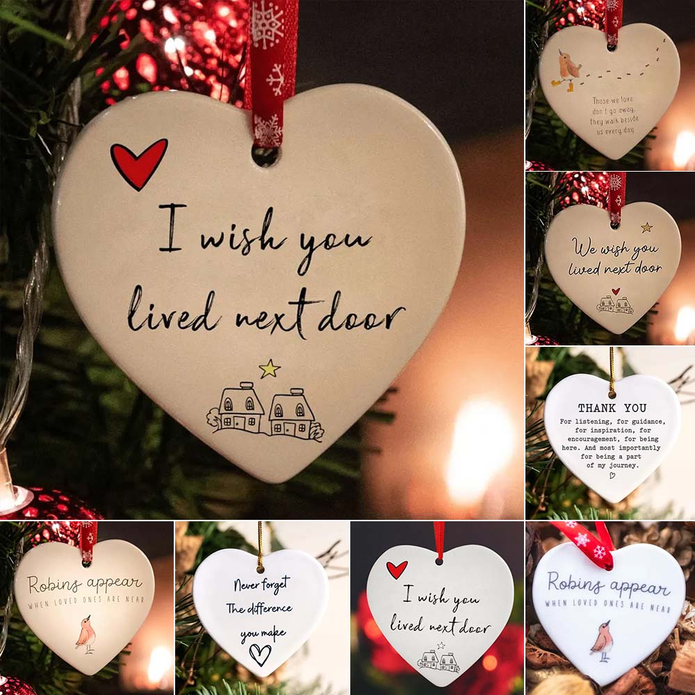 🎄Christmas Heart Hanging Ornament💝