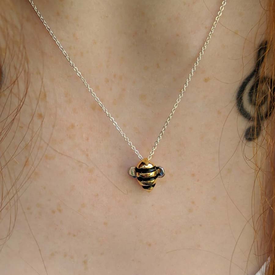 Bee Yours: Adopt a Bee Necklace 🐝