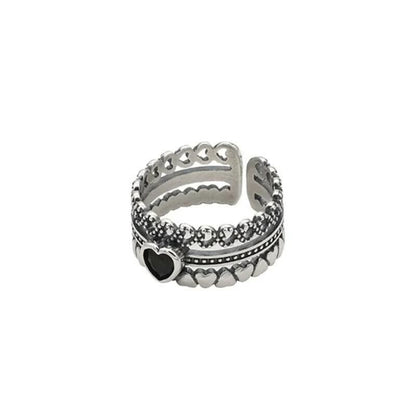 Black Heart Ring