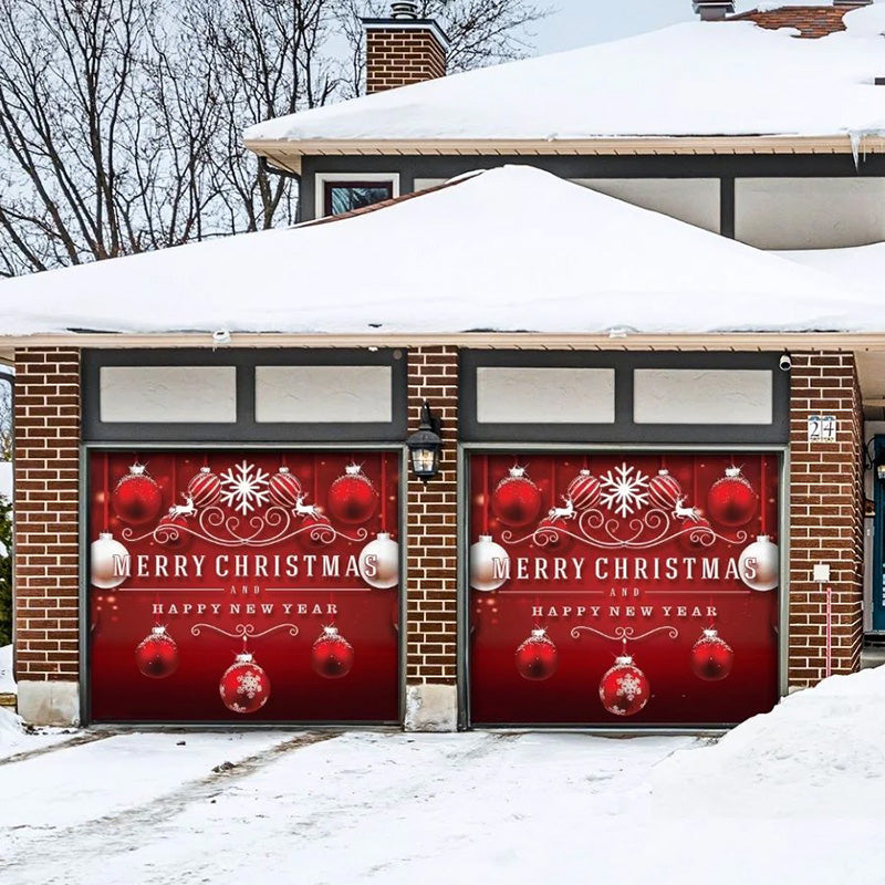 Merry Christmas Garage Door Covers CC001