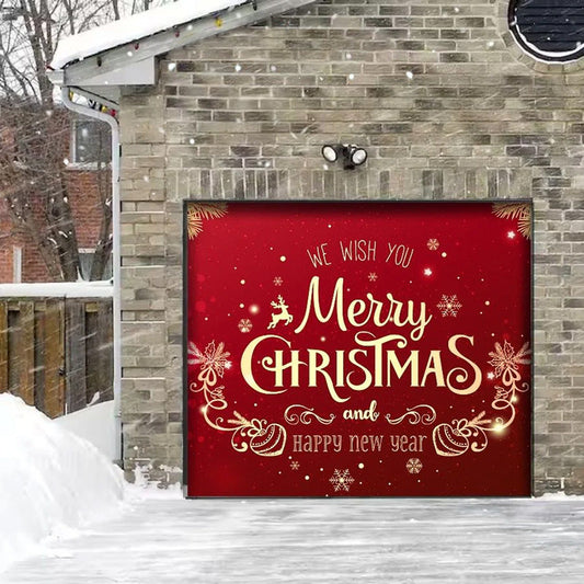 Merry Christmas Garage Door Covers CC002