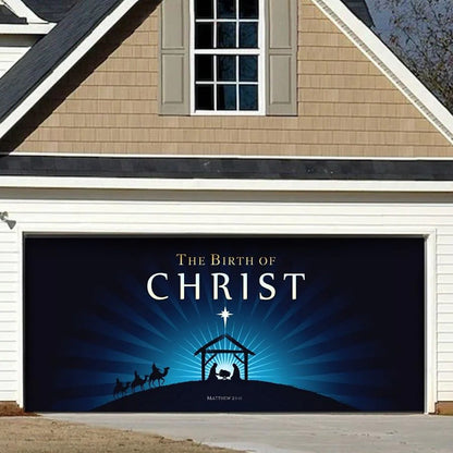 The Birth Of Christ Christmas Garage Door Covers CC006