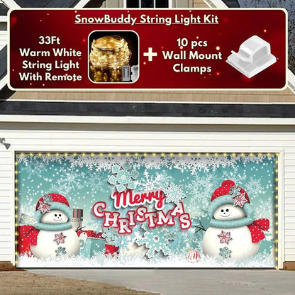 Snowmen Christmas Garage Door Covers CC011