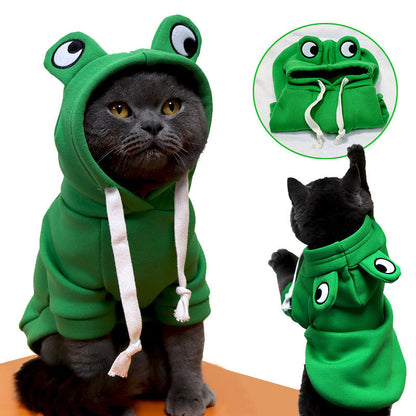 Cute Frog Pet Clothes