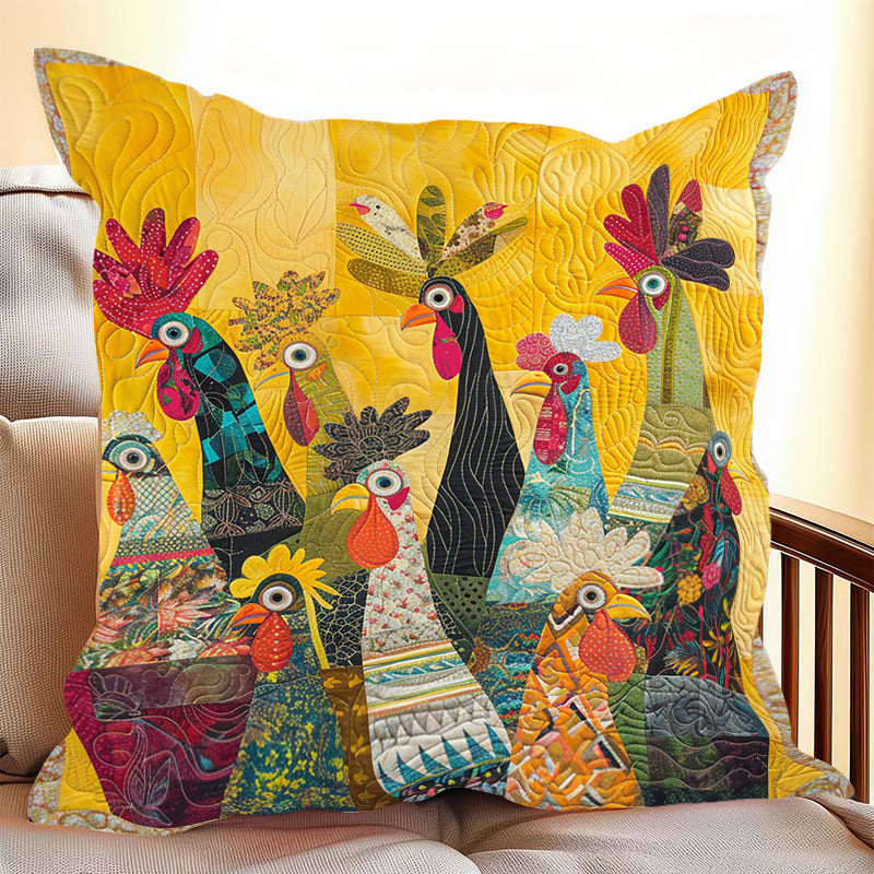 Sunrise Roosters D231 Pillow Case