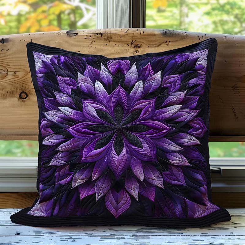 Mystic Purple Bloom D238 Pillow Case