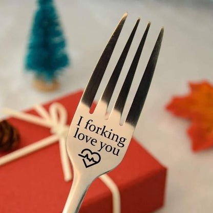 🎄Engraved Fork - Best Funny Gift for Loved One