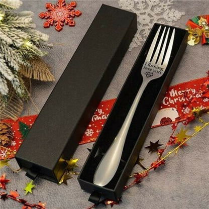 🎄Engraved Fork - Best Funny Gift for Loved One