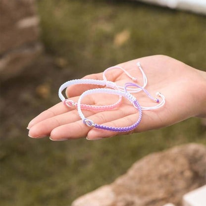 To My Granddaughter - Handmade Braided Bracelet❤