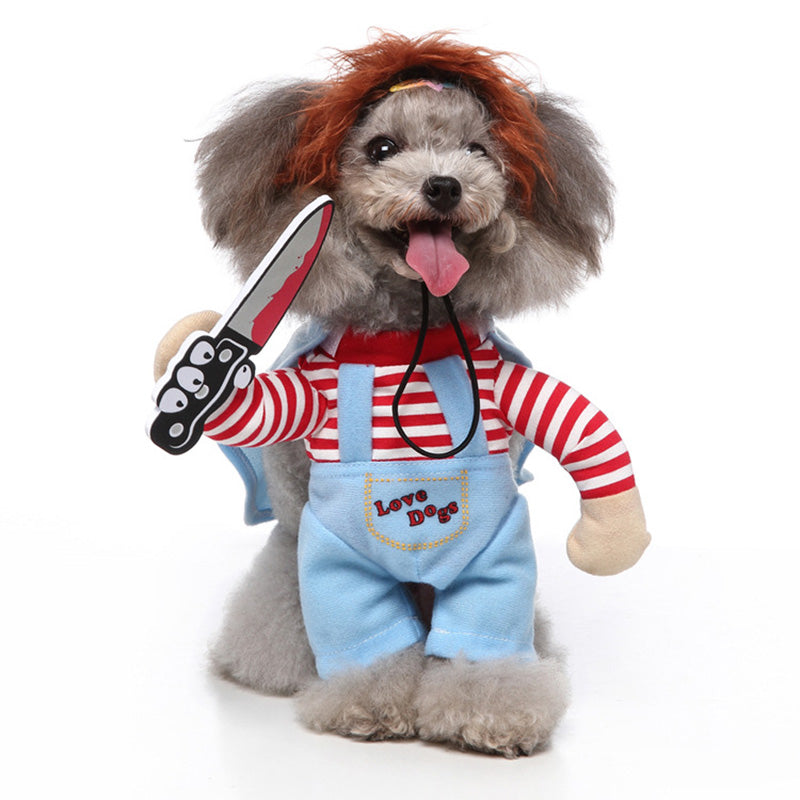 Chucky Pet Costume - Deadly Doll