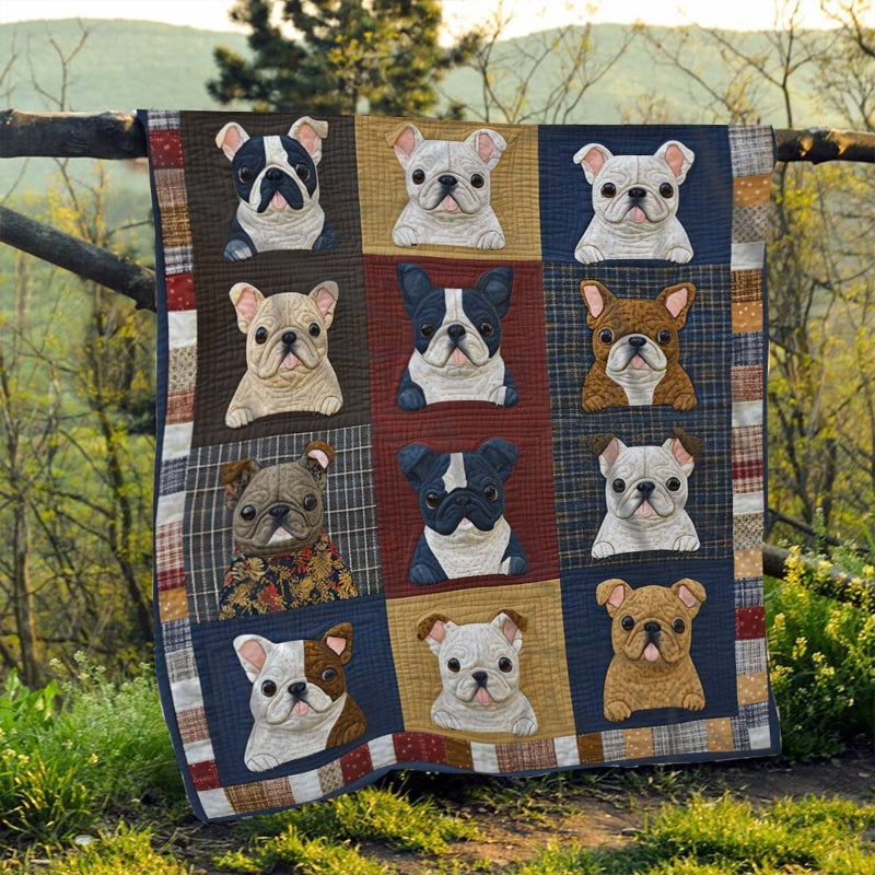 French Bulldog Blanket - F594 - Premium Blanket