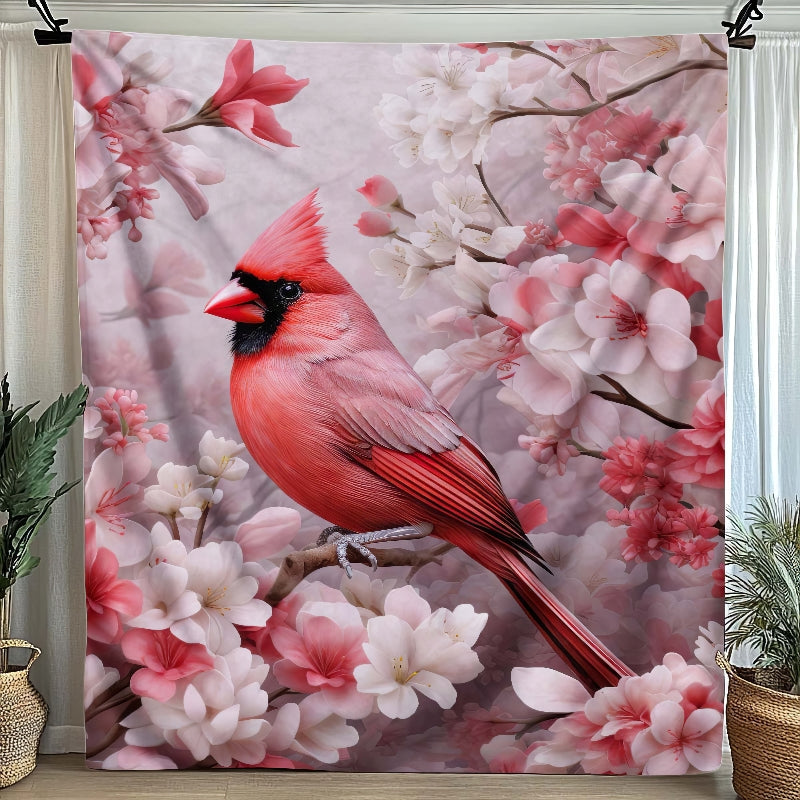 Cherished Memories Cardinal Blanket - F605 - Premium Blanket