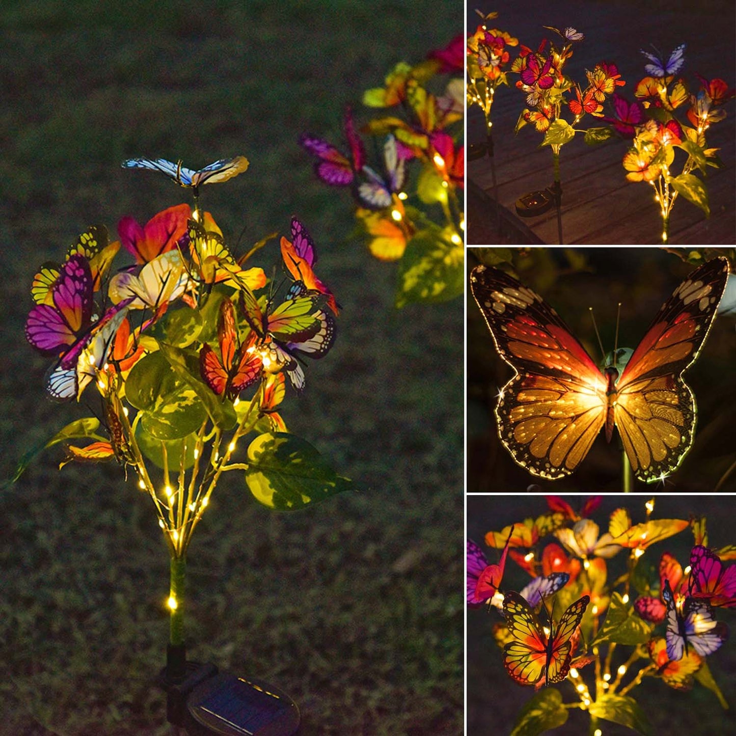 Solar Outdoor Butterfly Lights