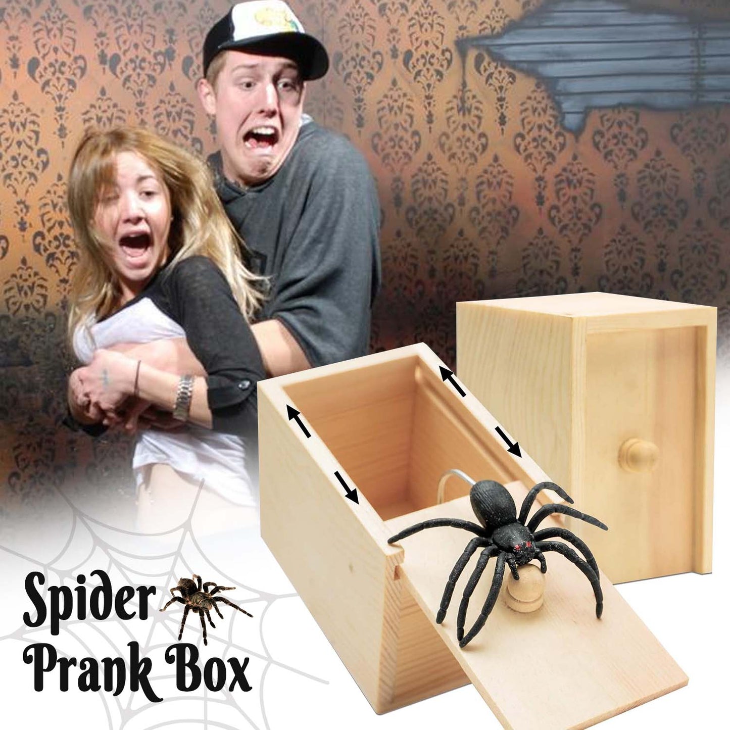 Spider Prank Box 🕷