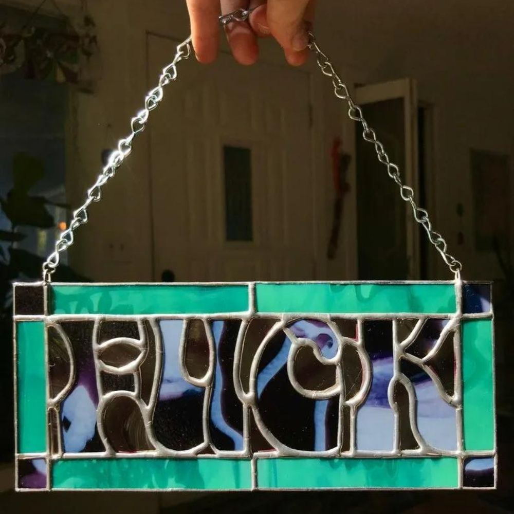 A Kaleidoscope of Color - F*ck Suncatcher