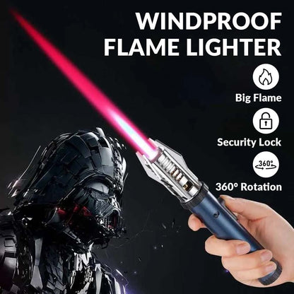 Camping Outdoor Windproof Straight Flame Lighter