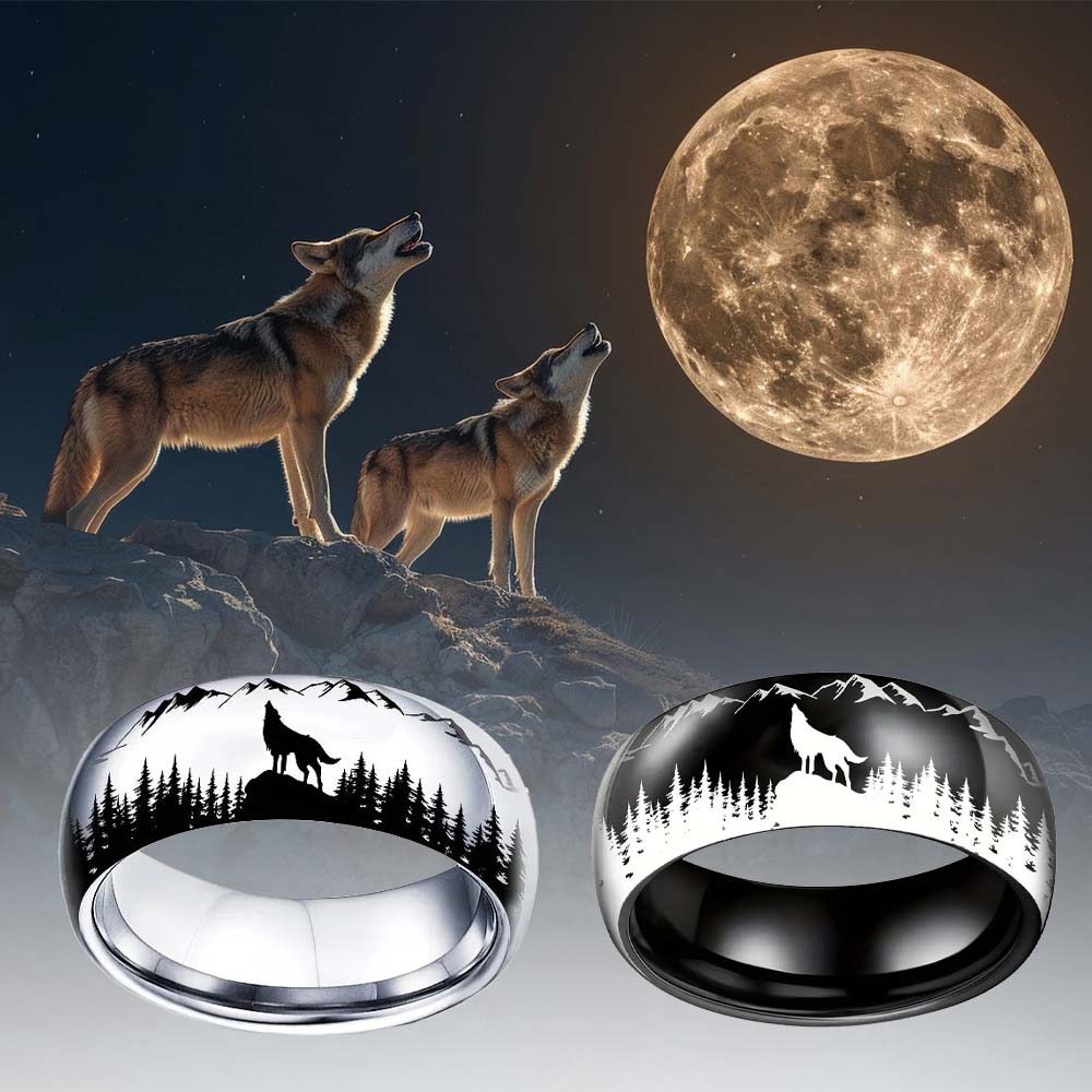 Wolf Couple Rings - A Symbol of Your Unbreakable Bond