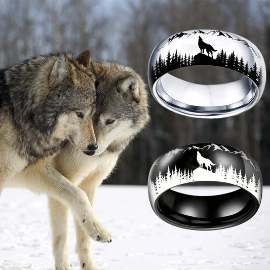 Wolf Couple Rings - A Symbol of Your Unbreakable Bond