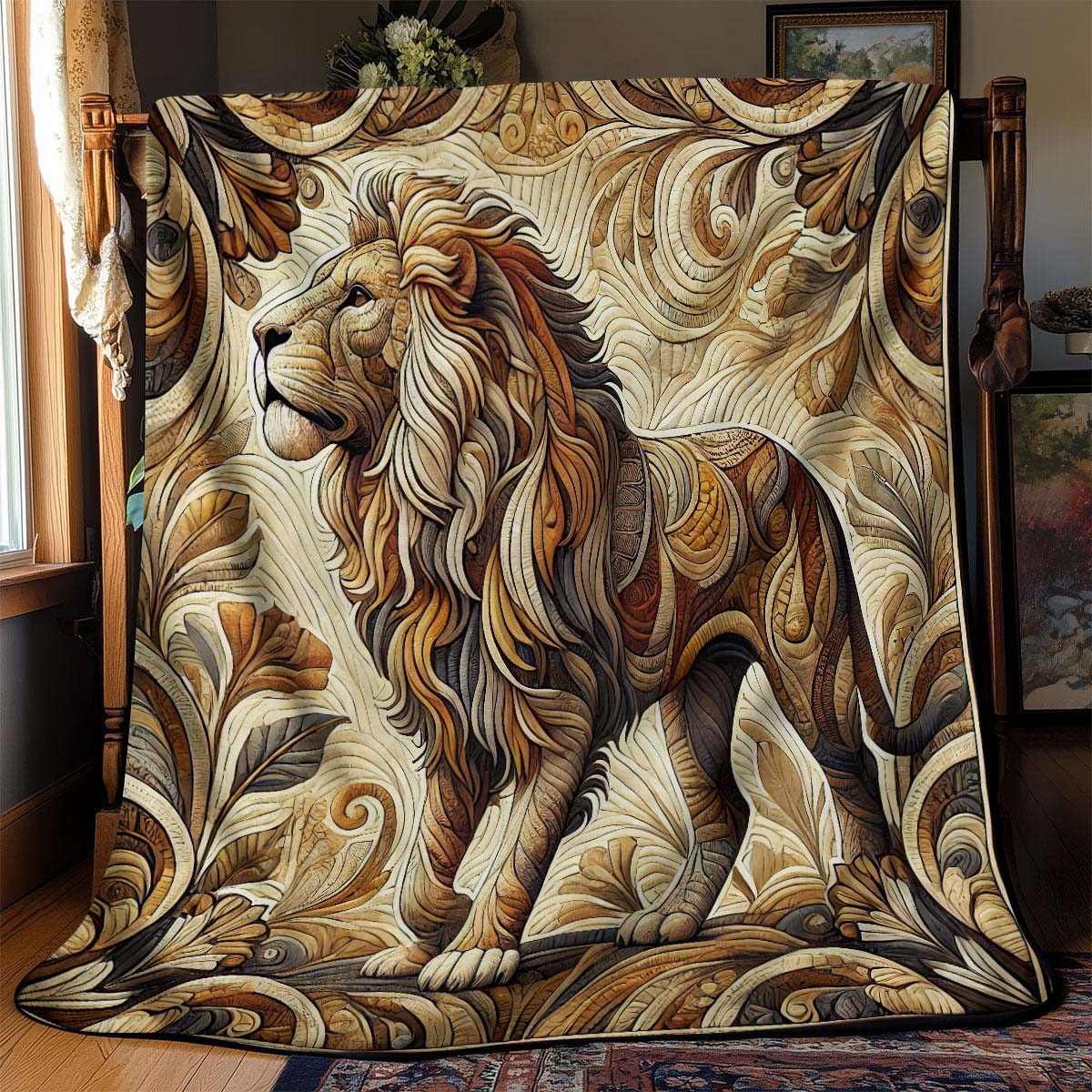 Lion Native Blanket - H189 - Premium Blanket