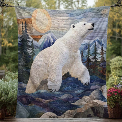 White Wilderness Bear Blanket - H205 - Premium Blanket