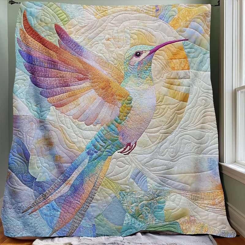 Colorful Hummingbird Blanket - H241 - Premium Blanket