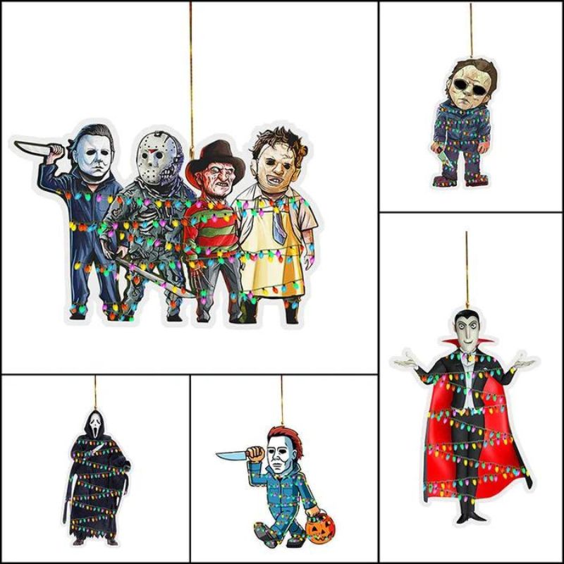 Horror Villains Led Lights Ornament Collection