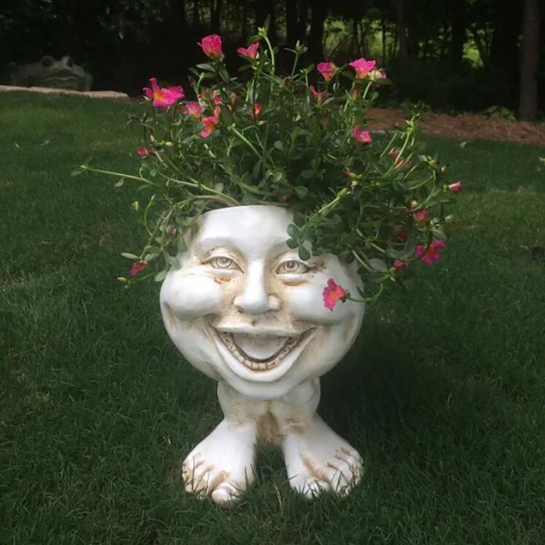 Muggly's The Face Statue Planter